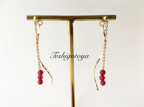 gemstone pierce/earring 3枚目の画像