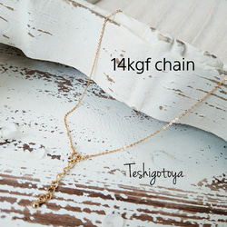 18k coating oval necklace 4枚目の画像