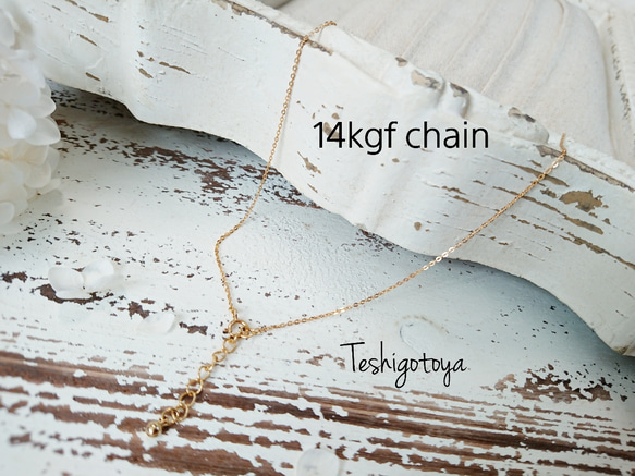 18k coating oval necklace 4枚目の画像