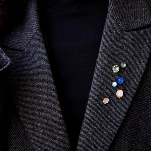 ヴィンテージビジューのブローチ s-8 11枚目の画像