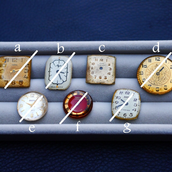 ヴィンテージ時計のブローチ  cb-5 2枚目の画像