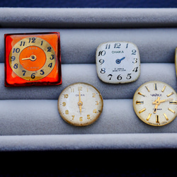 ヴィンテージ時計のブローチ  cb-6 3枚目の画像