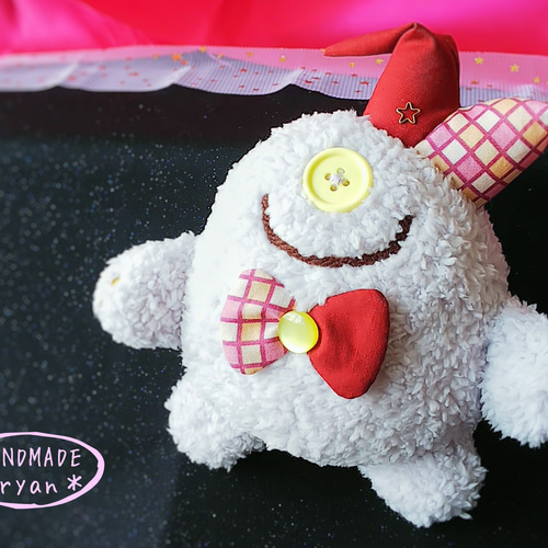 ピエロ帽子ひとつめちゃん ぬいぐるみ HANDMADE *ryan* 通販