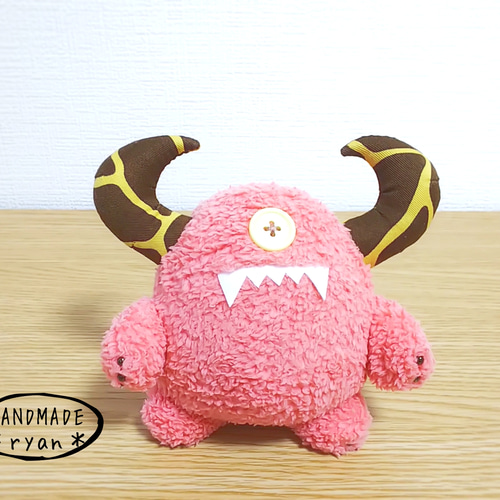 キバひとつめちゃん＊コーラル ぬいぐるみ HANDMADE *ryan* 通販