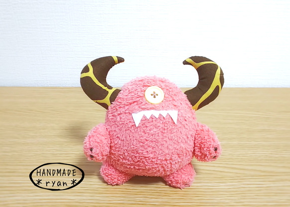 キバひとつめちゃん＊コーラル ぬいぐるみ HANDMADE *ryan* 通販