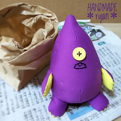 ちびモンスター＊さつまいもちゃん ぬいぐるみ HANDMADE *ryan* 通販