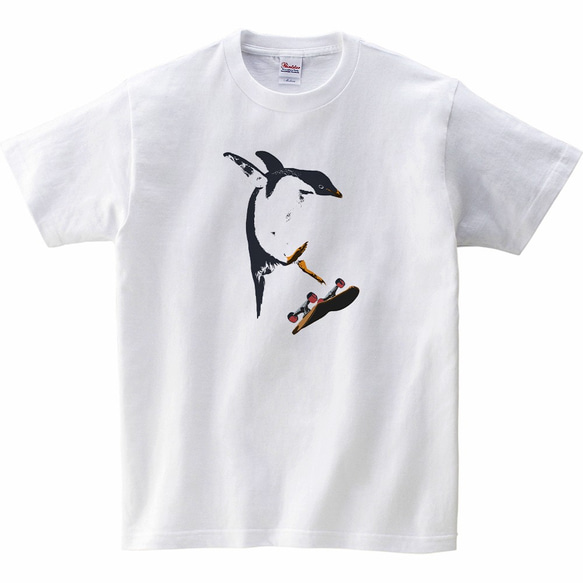 [キッズTシャツ] SK8 Penguin 1枚目の画像