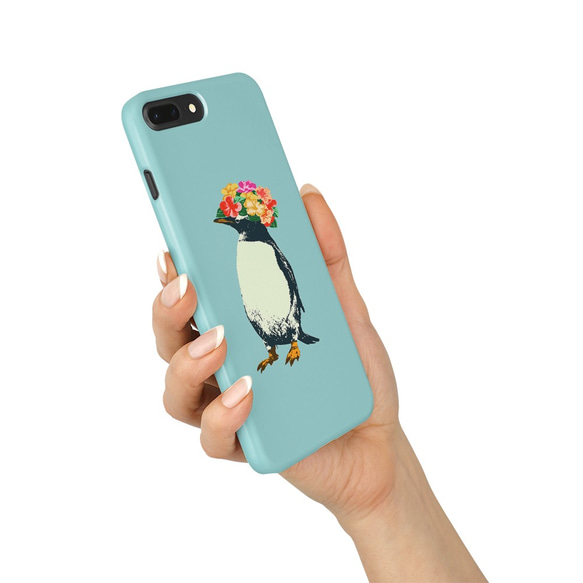 [iPhone ケース] flower penguin 2枚目の画像