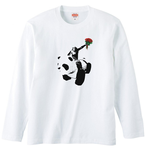 [ロングスリーブTシャツ] flower monkey 1枚目の画像