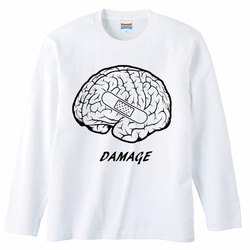 [ロングスリーブTシャツ] damage Brain 1枚目の画像