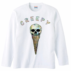 [ロングスリーブTシャツ] Creepy ice cream 1枚目の画像