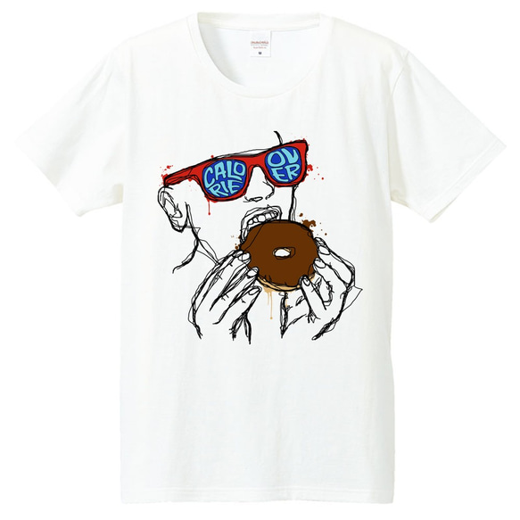 [Tシャツ] Calorie over / Doughnut 1枚目の画像