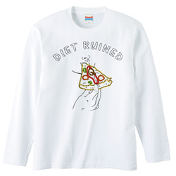 [ロングスリーブTシャツ] Diet ruined 2 1枚目の画像