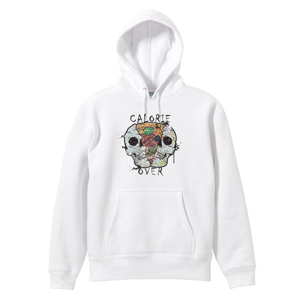 [スウェットパーカ] Skull Pizza