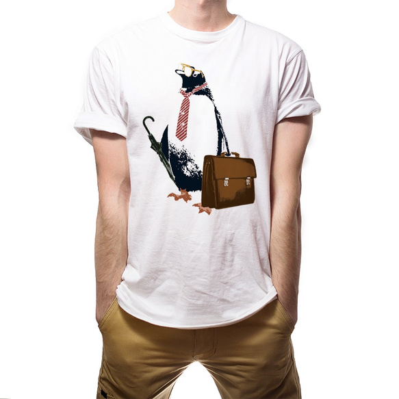 [Tシャツ] business penguin 4枚目の画像