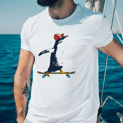 [Tシャツ] Penguin riding 4枚目の画像