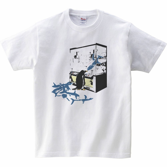 [キッズTシャツ] 買占めペンギン 1枚目の画像