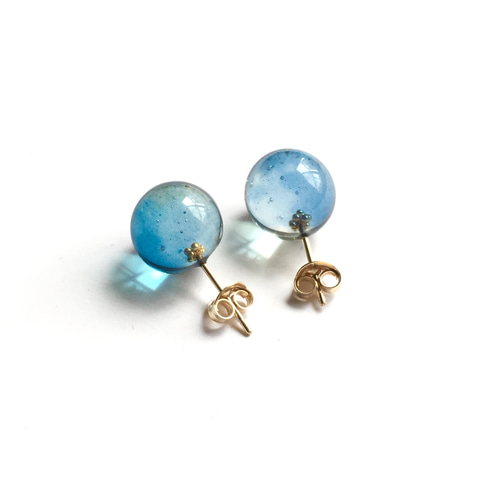 ひかりの粒ピアス(ラムネ) 14kgf ピアス（スタッド・一粒） bicco