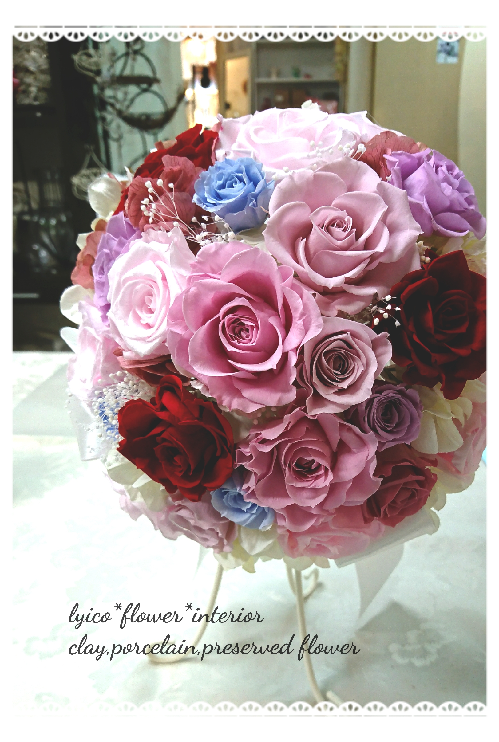 elegant  clutch bouquet ♡ ブートニア付き elegant clutch bouquet ♡ ブートニア付き 【公式通販】