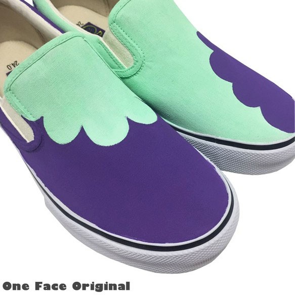 運動鞋“MOKUMOKUg”配色方案紫色是可愛滑上！ [訂單生產] 第4張的照片