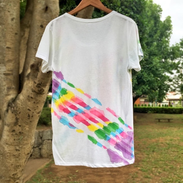 旧作品 特別SALE！50％OFF！「着ているだけで楽しくなる」Tシャツ「 light path 」【1点限定】 3枚目の画像