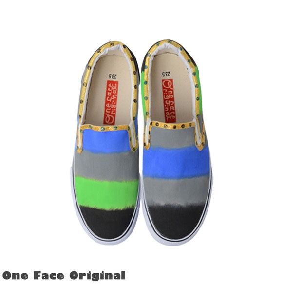 スニーカー「エナジースモーク」グラデーション スリッポン！レディース メンズ 2E【22-28cm】受注制作