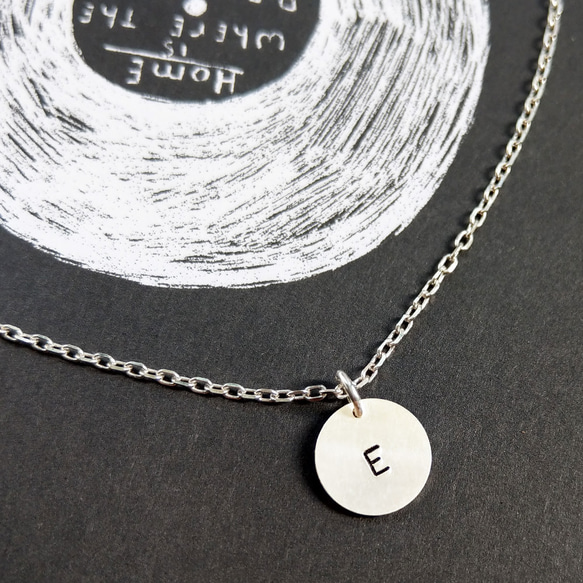925純銀字母項鍊 手鍊 客製化姓名刻字敲字 alphabet necklace 第5張的照片