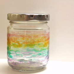 彩虹小瓶│日式自然系粉彩色玻璃調味罐 第1張的照片
