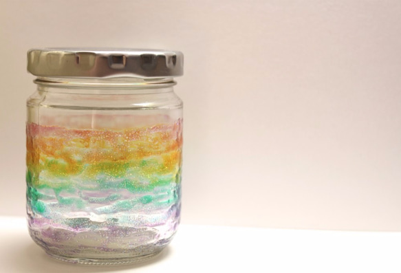 彩虹小瓶│日式自然系粉彩色玻璃調味罐 第3張的照片