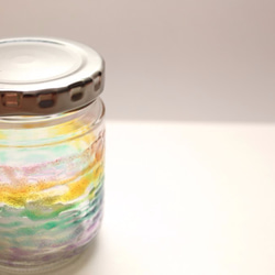 彩虹小瓶│日式自然系粉彩色玻璃調味罐 第4張的照片