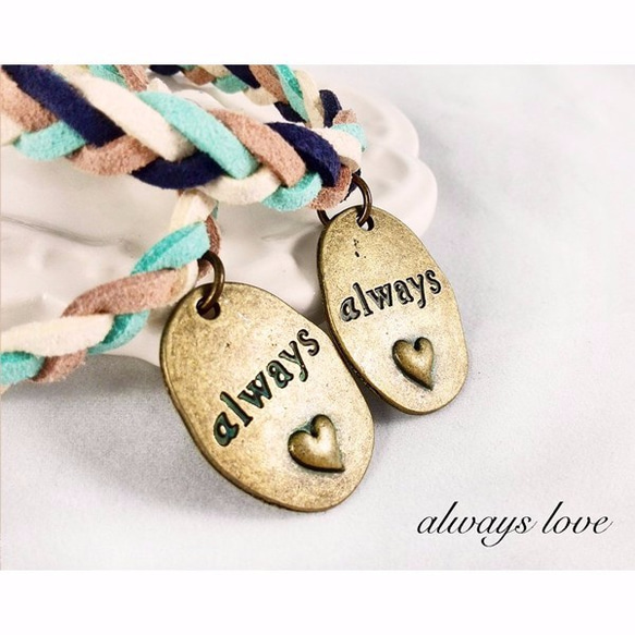 綠綠亞 【Always Love】古銅 手環 (綠款) 第2張的照片