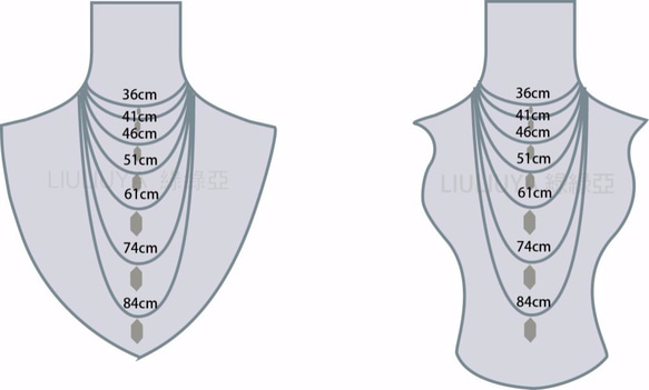 LIULIUYA【堅強】保色方管項鍊 (銀色圓珠鍊) 第5張的照片