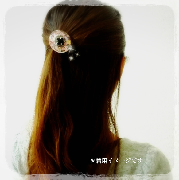 【chandelier】ボタンヘアゴム 7枚目の画像