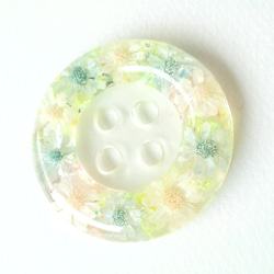 「baby pastel」優しい色のボタンヘアゴム 3枚目の画像