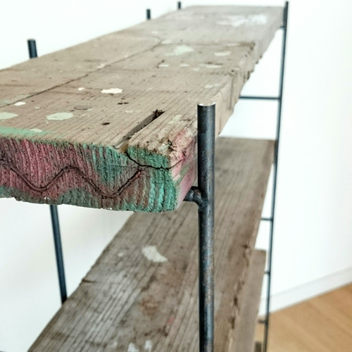 アイアン 古材 足場板ラック その他インテリア雑貨 Ironworks TOMIRIA