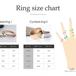 Cymbal ring i [K18G] -Twisted cymbal ring- 第6張的照片