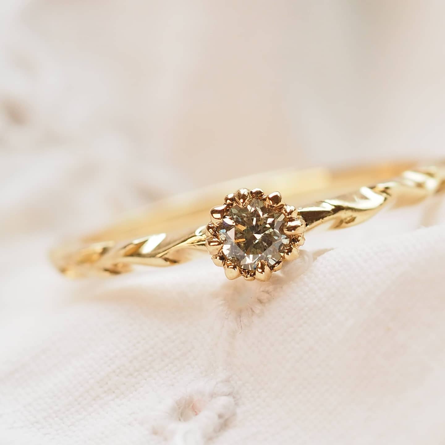 K18 ダイヤモンドリング