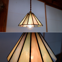 小さな丸屋根の灯り　ペンダントライト　パステル 3枚目の画像
