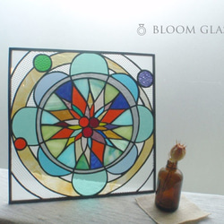 ステンドグラス 太陽のパネル タペストリー・壁掛け Bloom Glass 通販