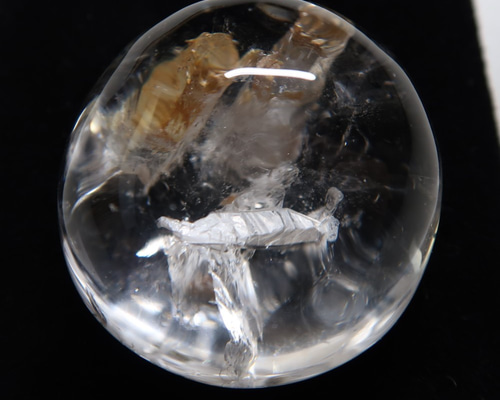 【気まぐれセール中】水入り&水晶貫入クウォーツinクウォーツ　の　リング クォーツインクォーツ 貫入水晶 ポイント 天然石専門店【鬮石】