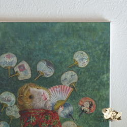 布藝面板 藝術面板 室內繪畫 日本圖案 日式日式服裝 *天竺鼠 第3張的照片