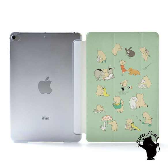 小熊 iPad保護套 iPad保護套 iPad保護套 iPad Pro 12.9 11 10.5,9.7 刻名 第1張的照片