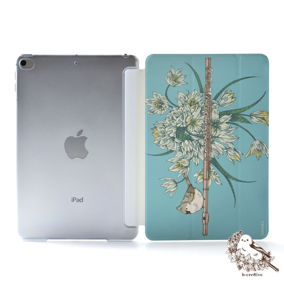 樂器與音樂 iPad 保護殼 iPad 保護殼 iPad 保護殼 iPad Air5/Air4/Air3 Bird Flower 第1張的照片