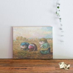 織物面板 藝術面板 繪畫面板 室內板 繪畫傑作 豚鼠 第1張的照片