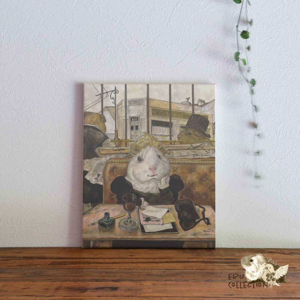 アートパネル ファブリック パネル ボード インテリア 絵画 北欧 名画＊モルモット