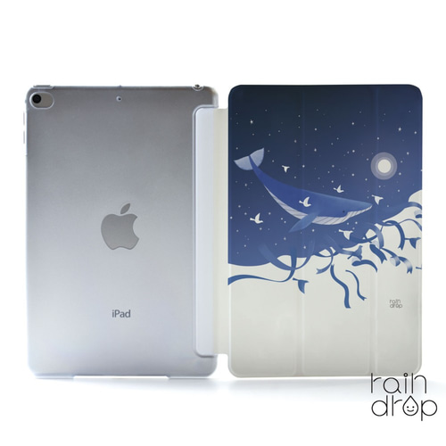 クジラのiPad ケース iPadケース アイパッド カバー iPad Pro 12.9 11
