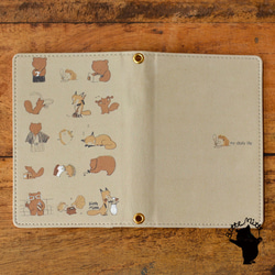 パスポートケース 障害者手帳 ケース パスケース ブラウン かわいい