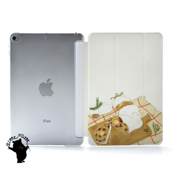 クリスマスのiPad ケース iPadケース アイパッド カバー iPad mini6 mini5 mini4 名入れ 1枚目の画像