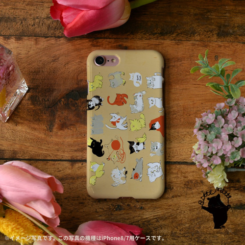 iPhoneSE 第二世代 カバー スマホ 秋 ねこ 猫 日本の秋2024