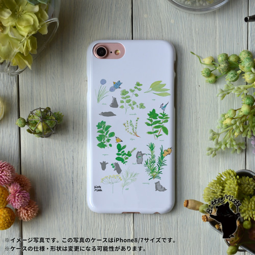 第二世代 iPhoneSE 4.7インチ ケース スマホ ハーブ 植物 iPhoneケース
